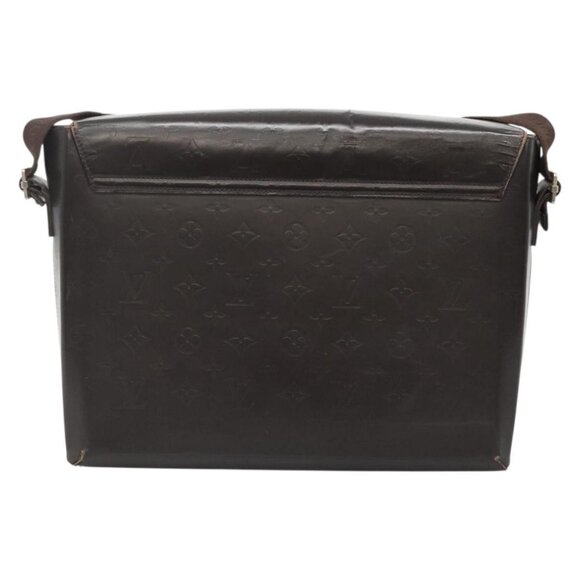 LOUIS VUITTON Monogram Grasse Fonzie Shoulder Bag Brown M46570 LV Auth 134011 - Picture 3 of 16